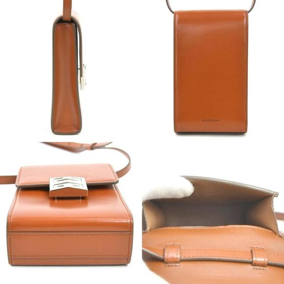 GIVENCHY Brown Leather Shoulder Bag - Picture 2 of 5